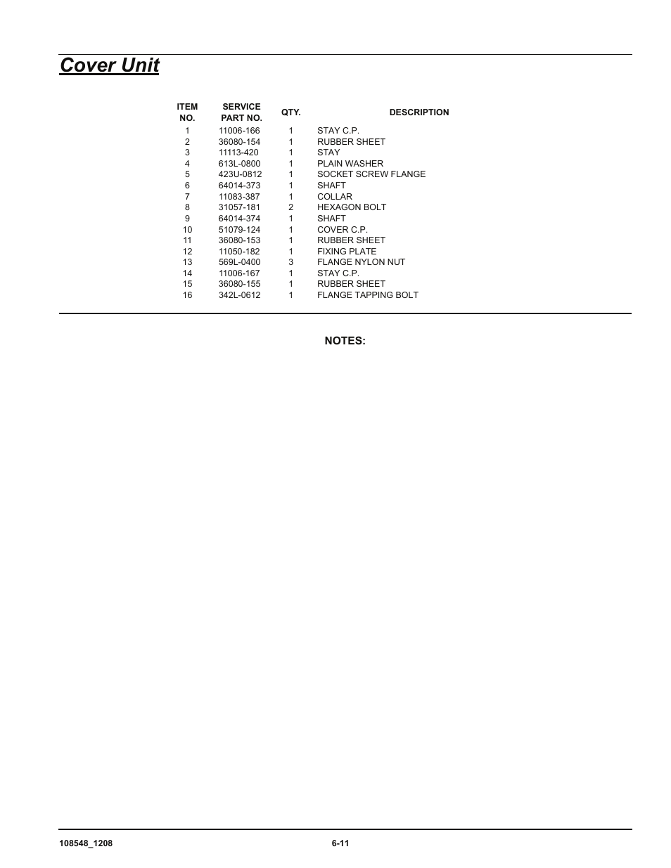 Cover unit | Hustler Turf M-1 User Manual | Page 37 / 51