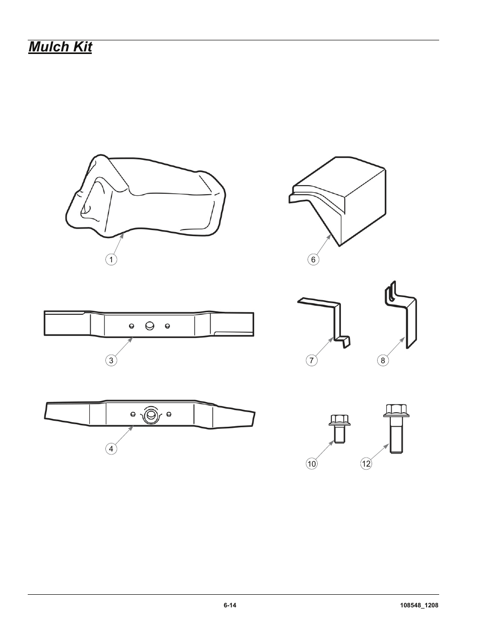 Mulch kit | Hustler Turf M-1 User Manual | Page 40 / 51