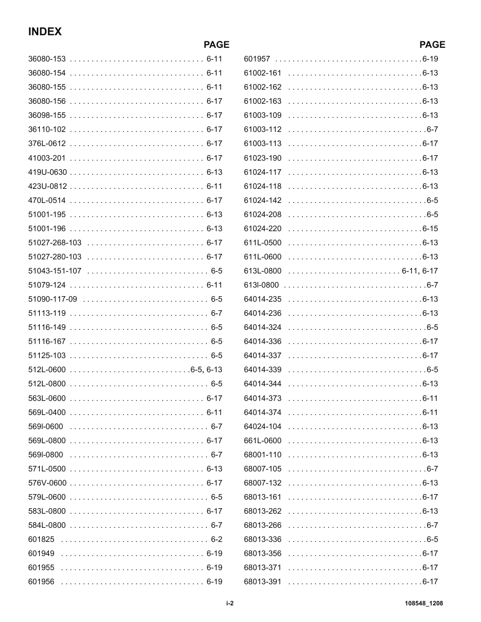 Index | Hustler Turf M-1 User Manual | Page 48 / 51