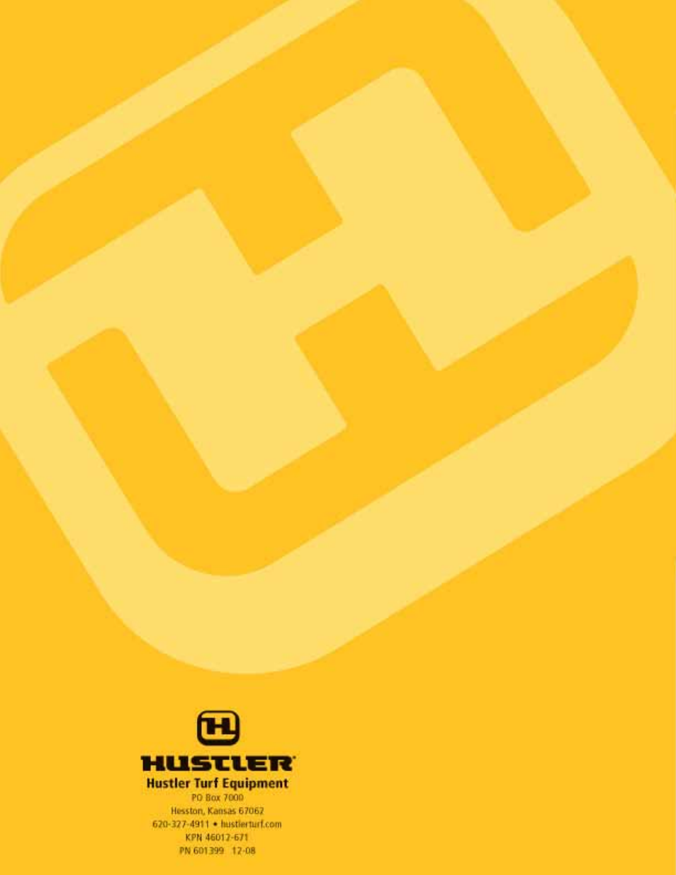 Hustler Turf M-1 User Manual | Page 51 / 51