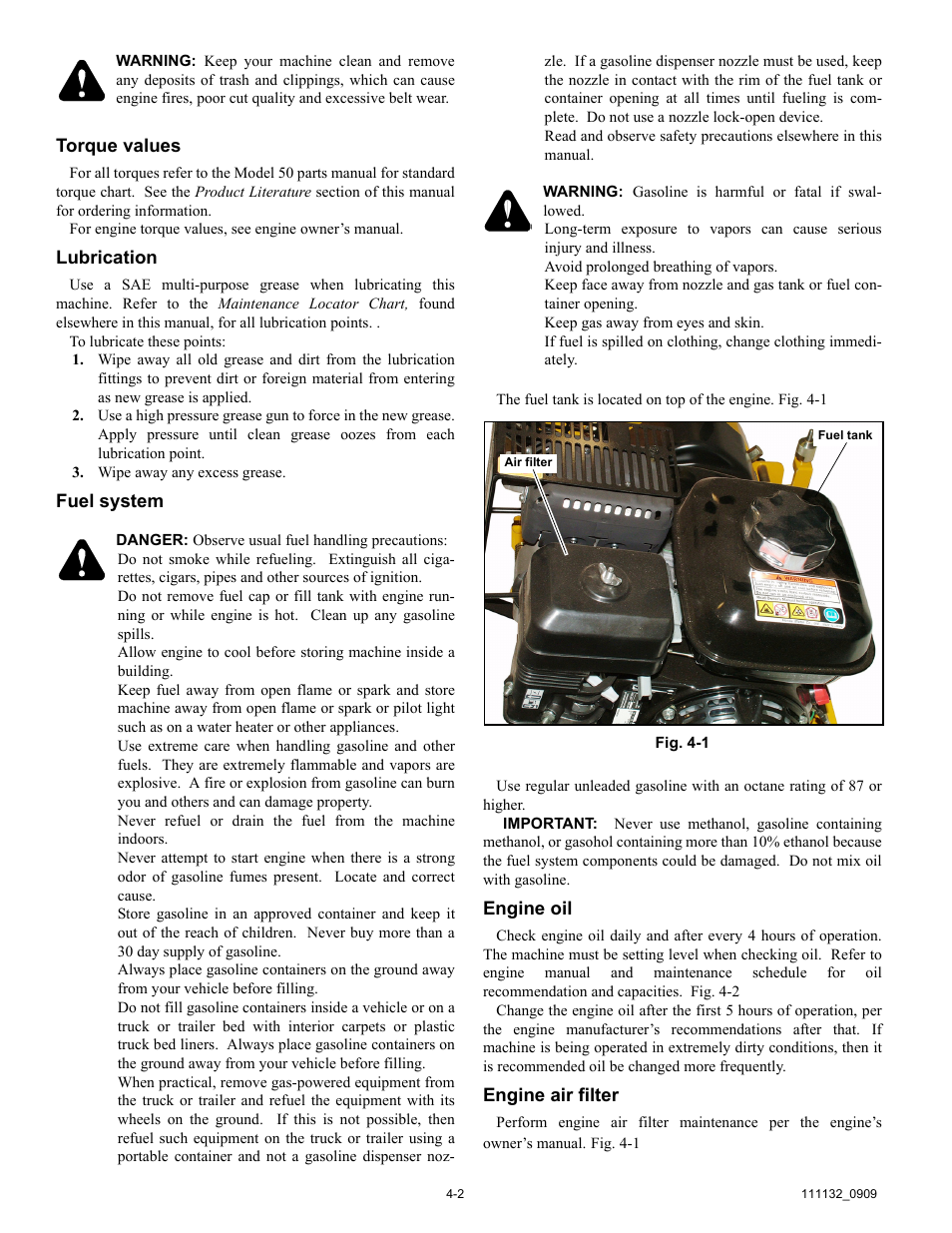 Hustler Turf 50 User Manual | Page 20 / 35