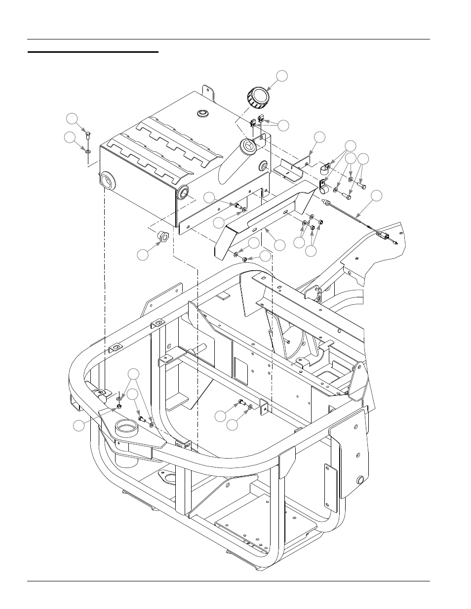 Hydraulic reservoir | Hustler Turf 1500 User Manual | Page 60 / 101