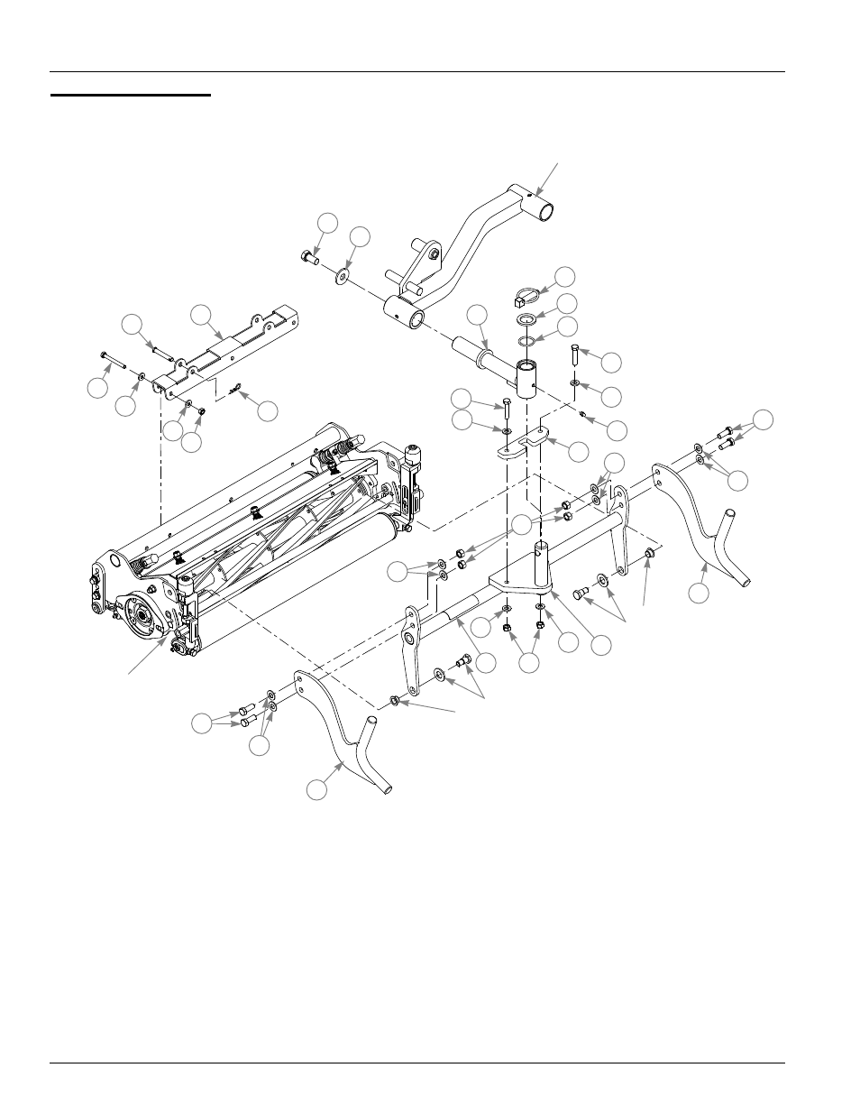 Rear lift arm | Hustler Turf 1500 User Manual | Page 96 / 101