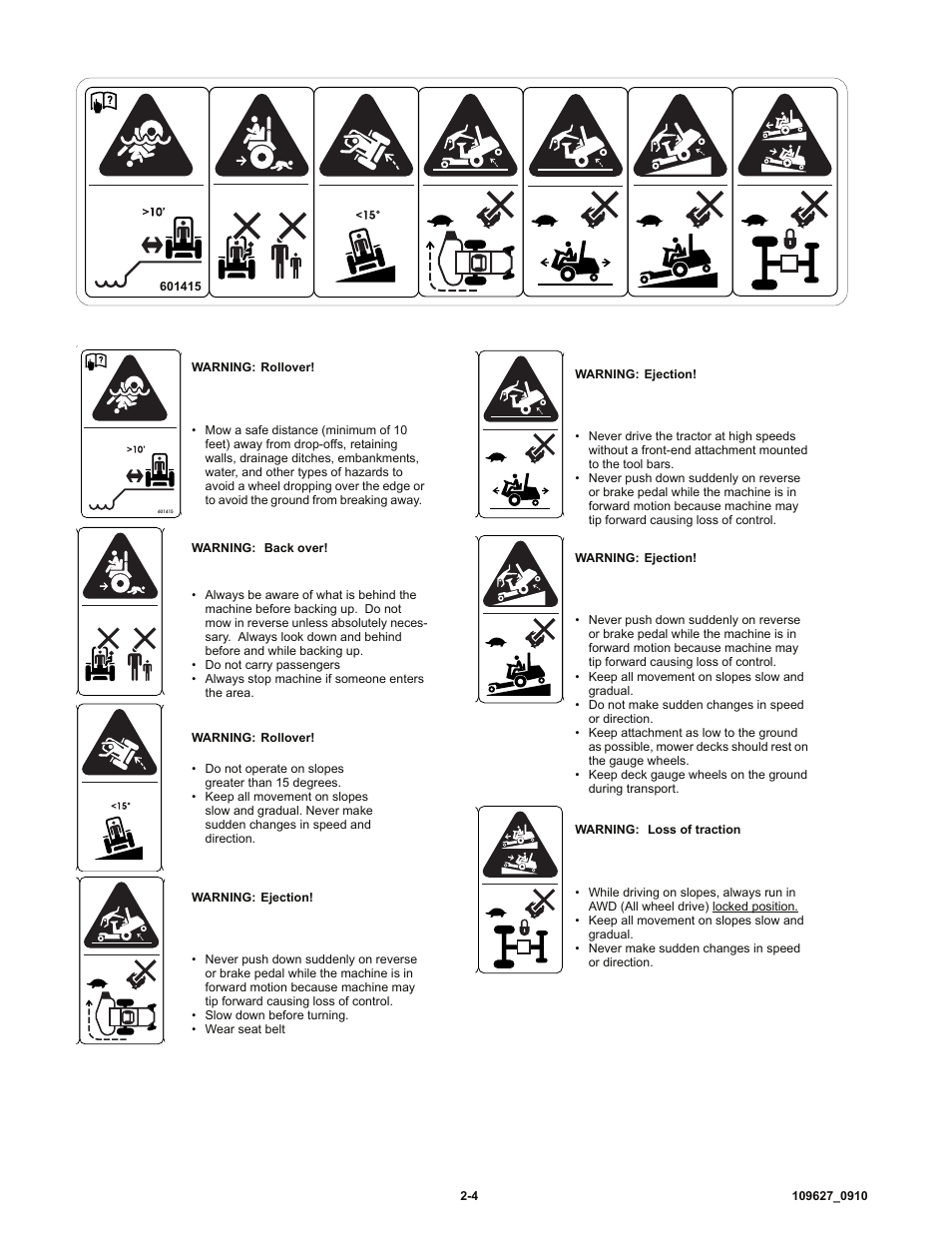 Hustler Turf 3500 User Manual | Page 10 / 52