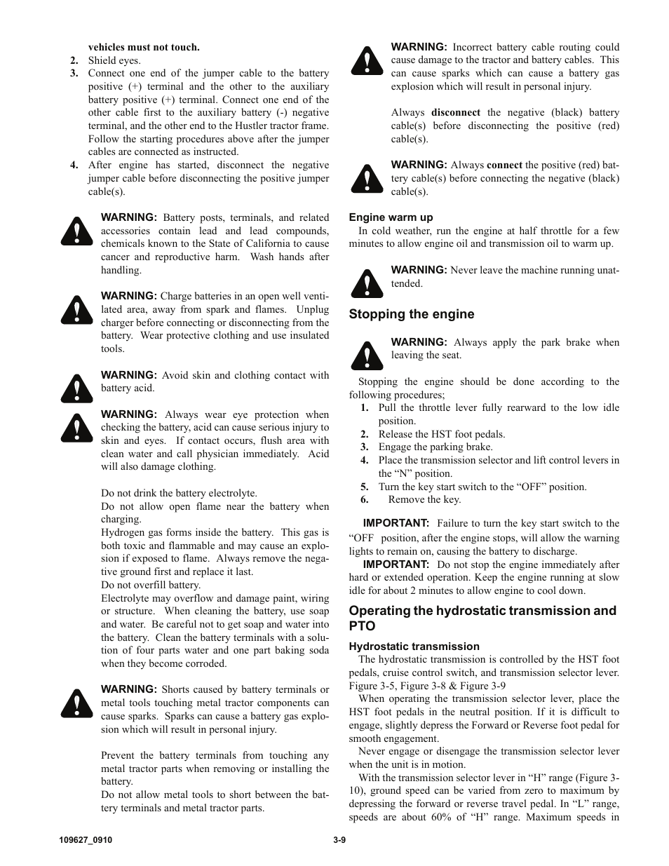 Hustler Turf 3500 User Manual | Page 23 / 52