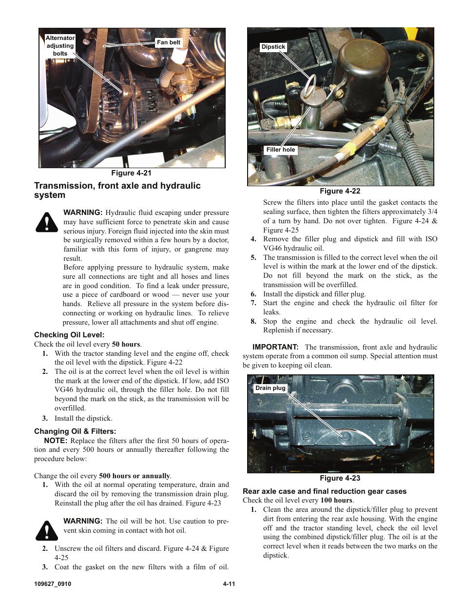Transmission, front axle and hydraulic system | Hustler Turf 3500 User Manual | Page 39 / 52