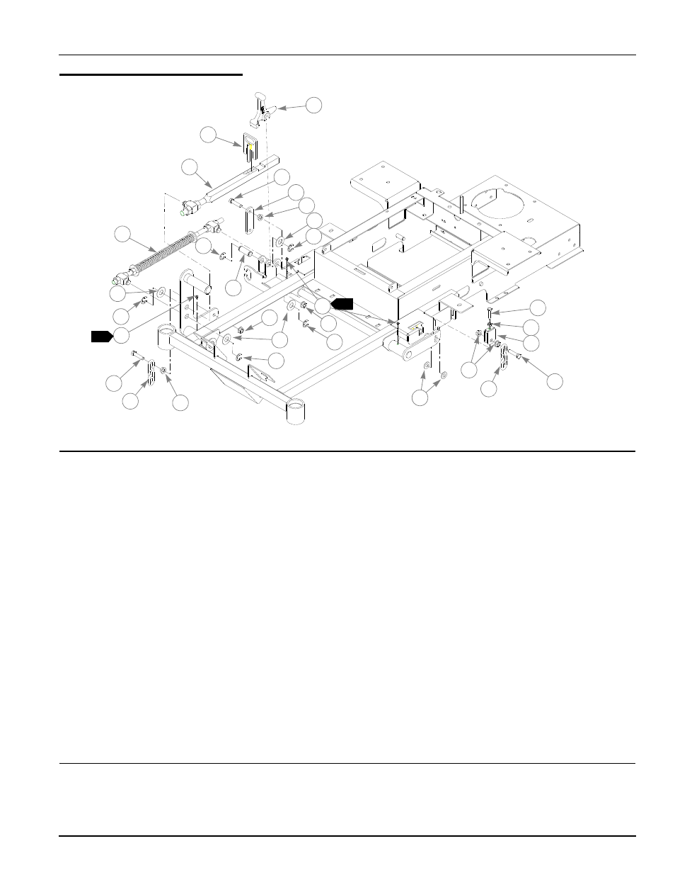 Deck lift assembly, Deck lift assembly -3, Apply grease to zerks (see owners manual) | Hustler Turf FasTrak 36" & 42" Decks none User Manual | Page 15 / 98