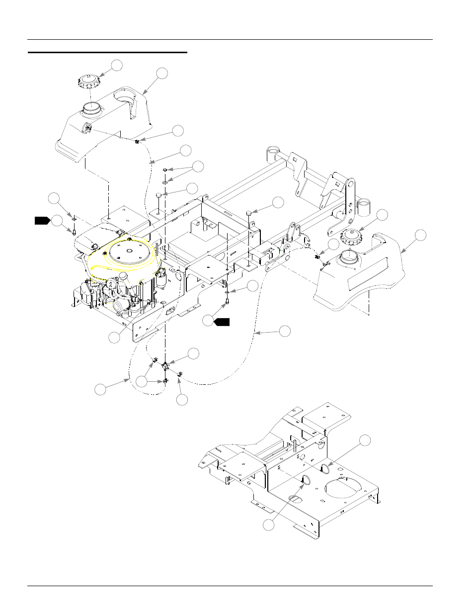 Fuel system installation, Fuel system installation -10 | Hustler Turf FasTrak 36" & 42" Decks none User Manual | Page 32 / 98