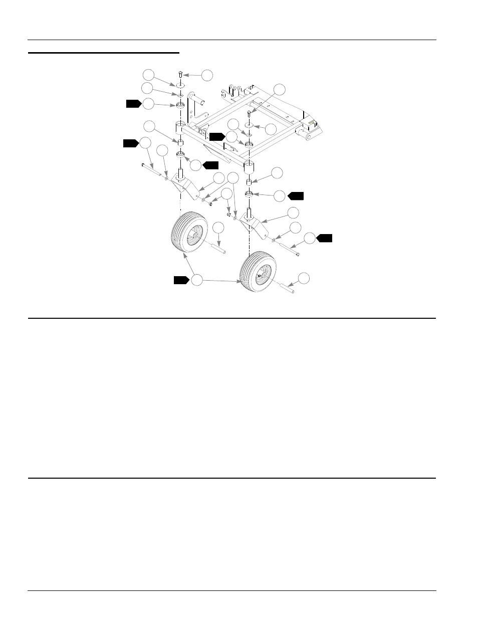 Front wheel assembly, Front wheel assembly -2 | Hustler Turf FasTrak 36" & 42" Decks none User Manual | Page 42 / 98