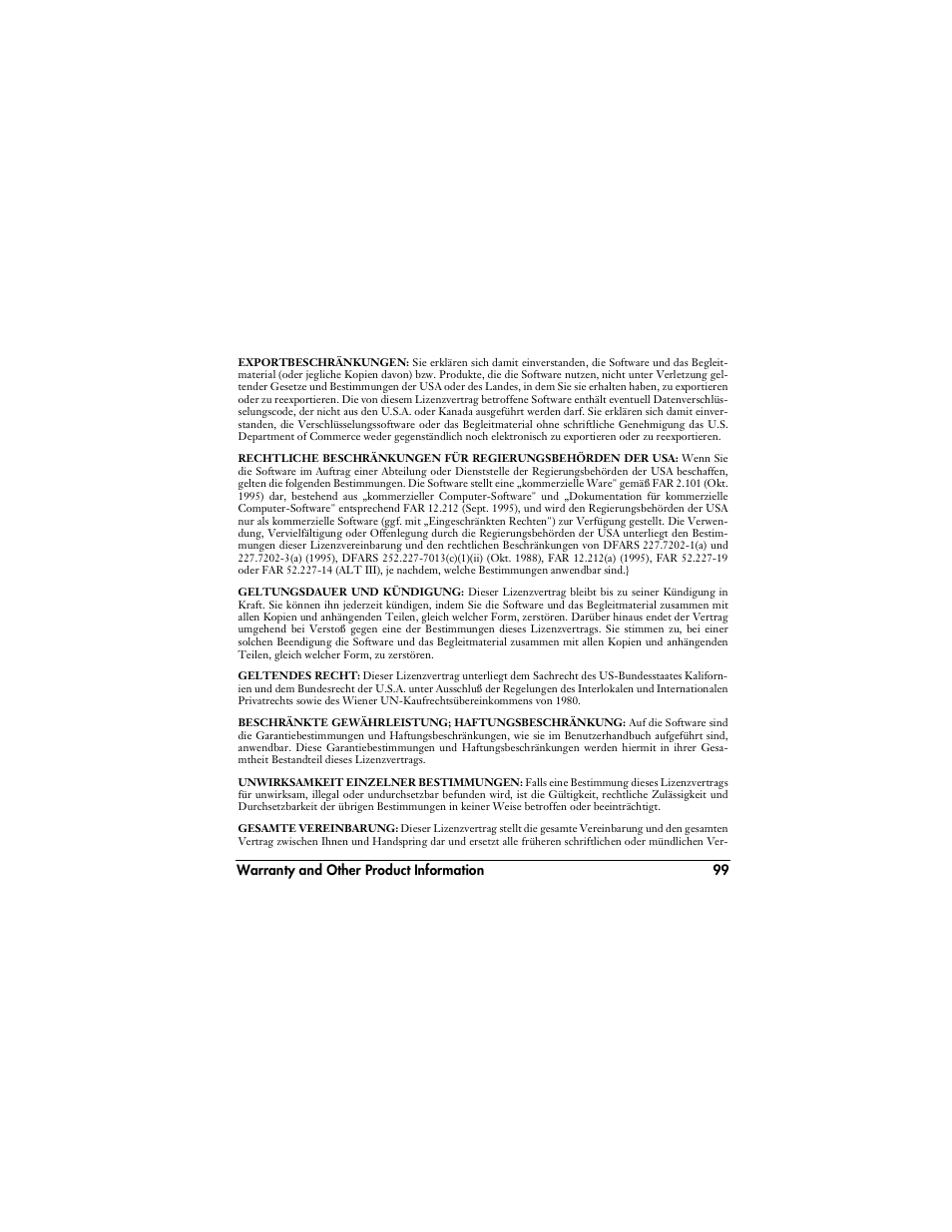 Handspring VisorPhone User Manual | Page 105 / 126