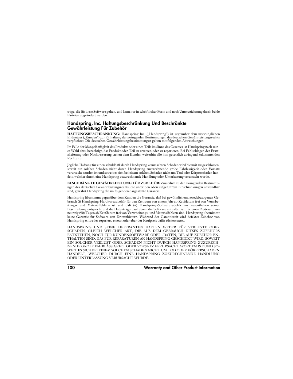 Handspring VisorPhone User Manual | Page 106 / 126
