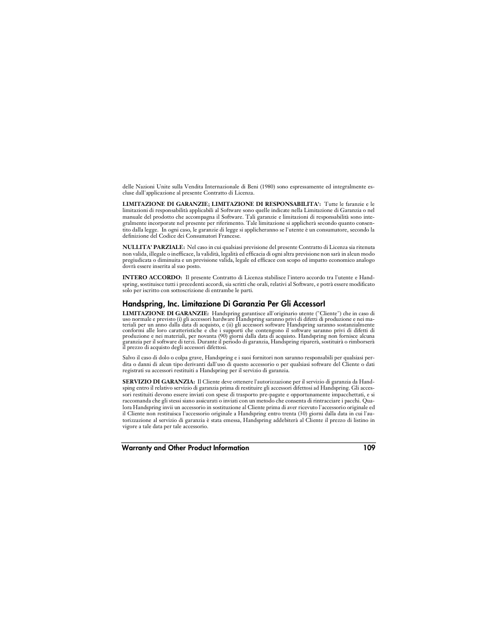 Handspring VisorPhone User Manual | Page 115 / 126