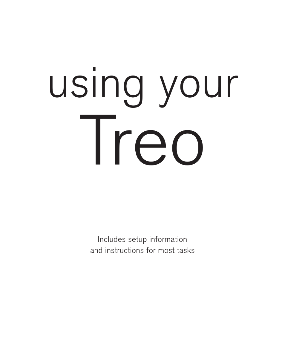 Handspring Treo 600 User Manual | 158 pages