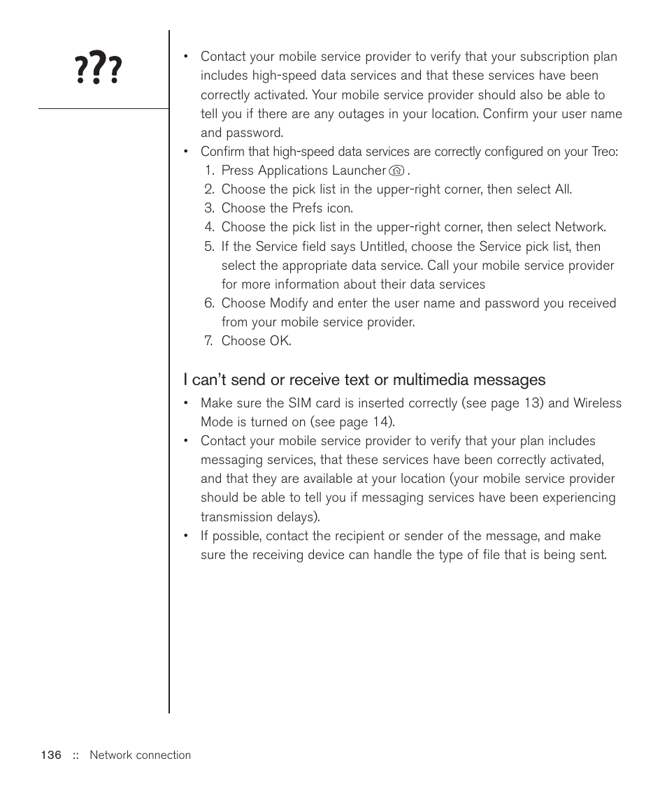 Handspring Treo 600 User Manual | Page 136 / 158