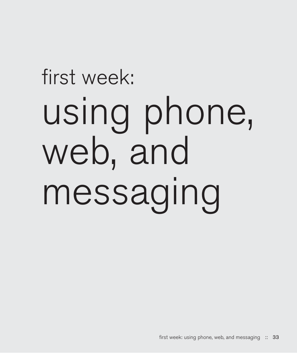 Using phone, web, and messaging | Handspring Treo 600 User Manual | Page 33 / 158