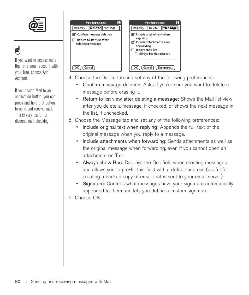 Handspring Treo 600 User Manual | Page 80 / 158