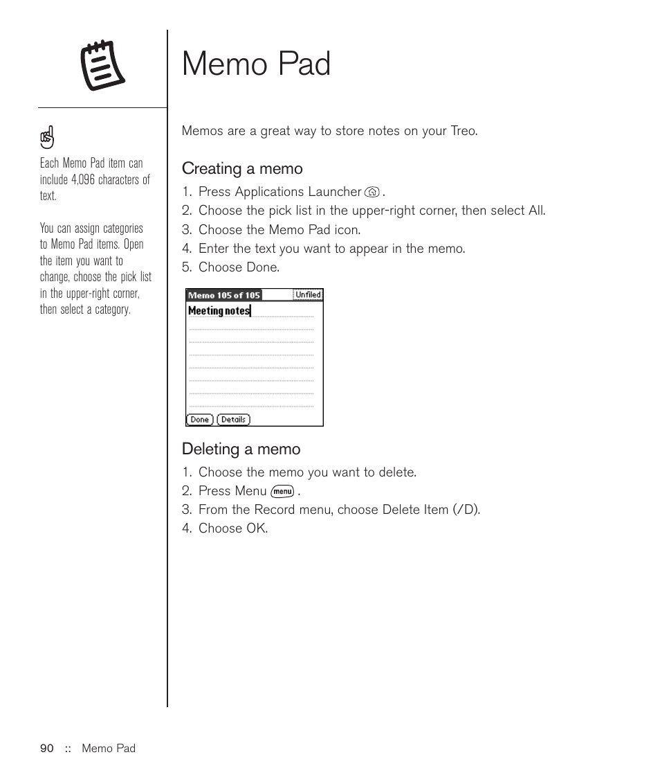 Handspring Treo 600 User Manual | Page 90 / 158