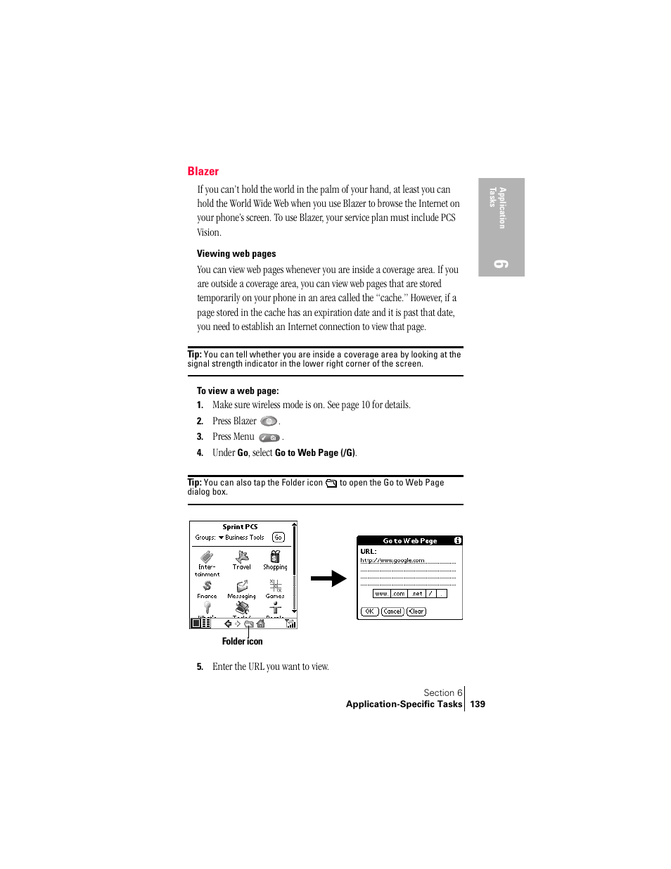 Blazer | Handspring Treo 300 User Manual | Page 147 / 286