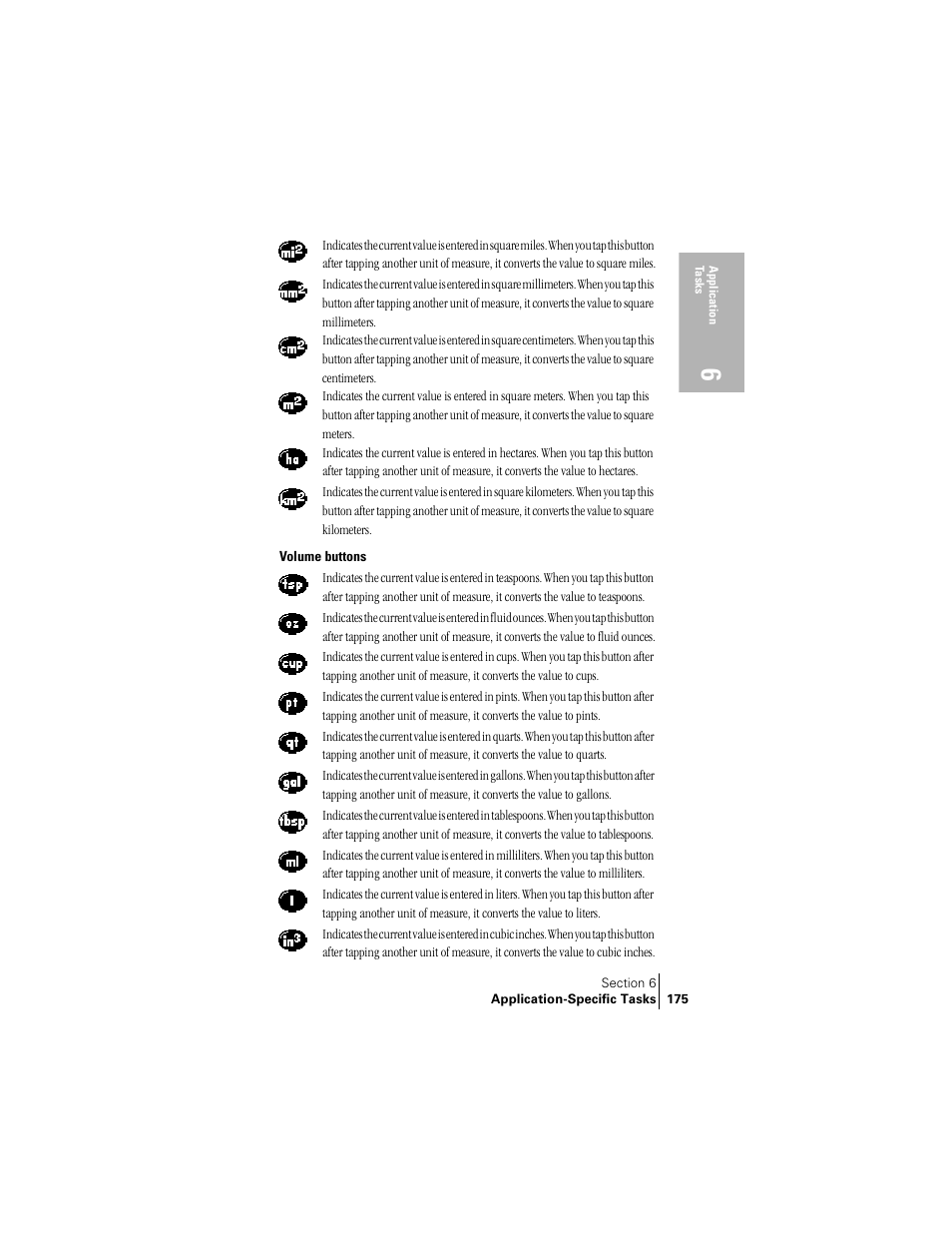 Volume buttons | Handspring Treo 300 User Manual | Page 183 / 286
