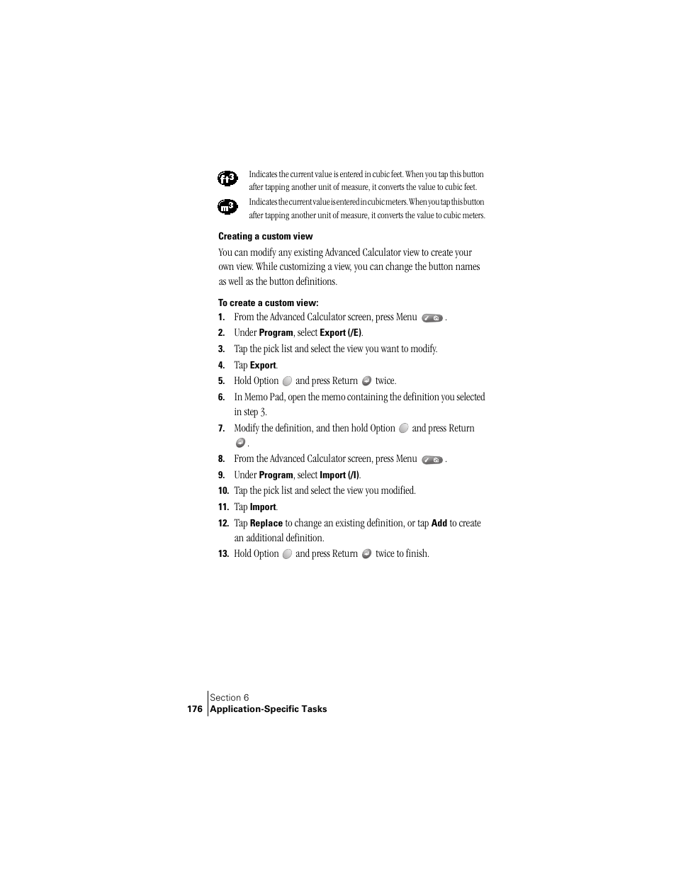 Creating a custom view | Handspring Treo 300 User Manual | Page 184 / 286
