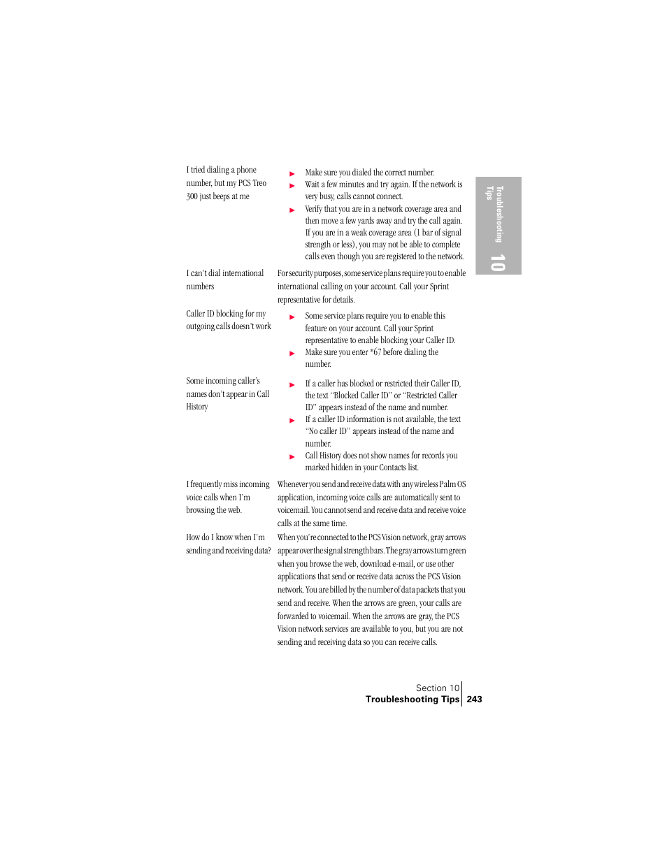 Handspring Treo 300 User Manual | Page 251 / 286