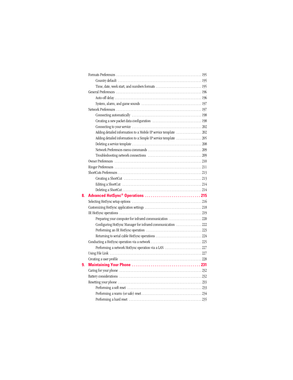 Handspring Treo 300 User Manual | Page 7 / 286