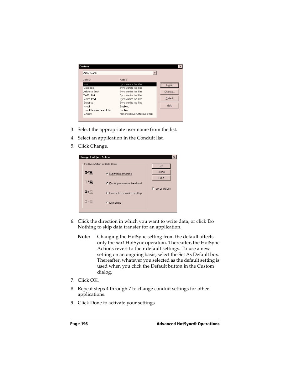 Handspring Visor User Manual | Page 196 / 287