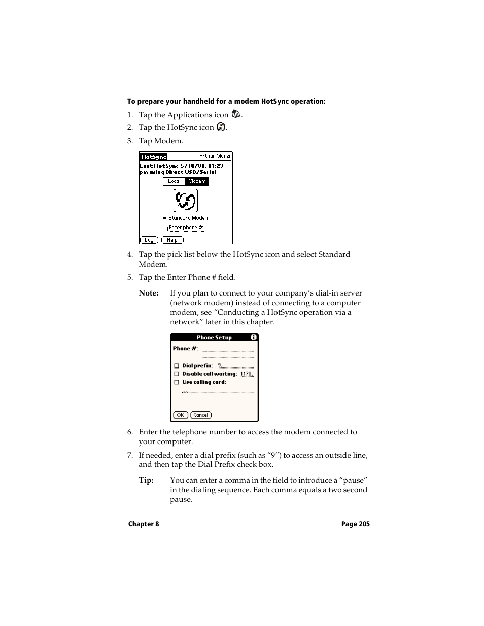 Handspring Visor User Manual | Page 205 / 287
