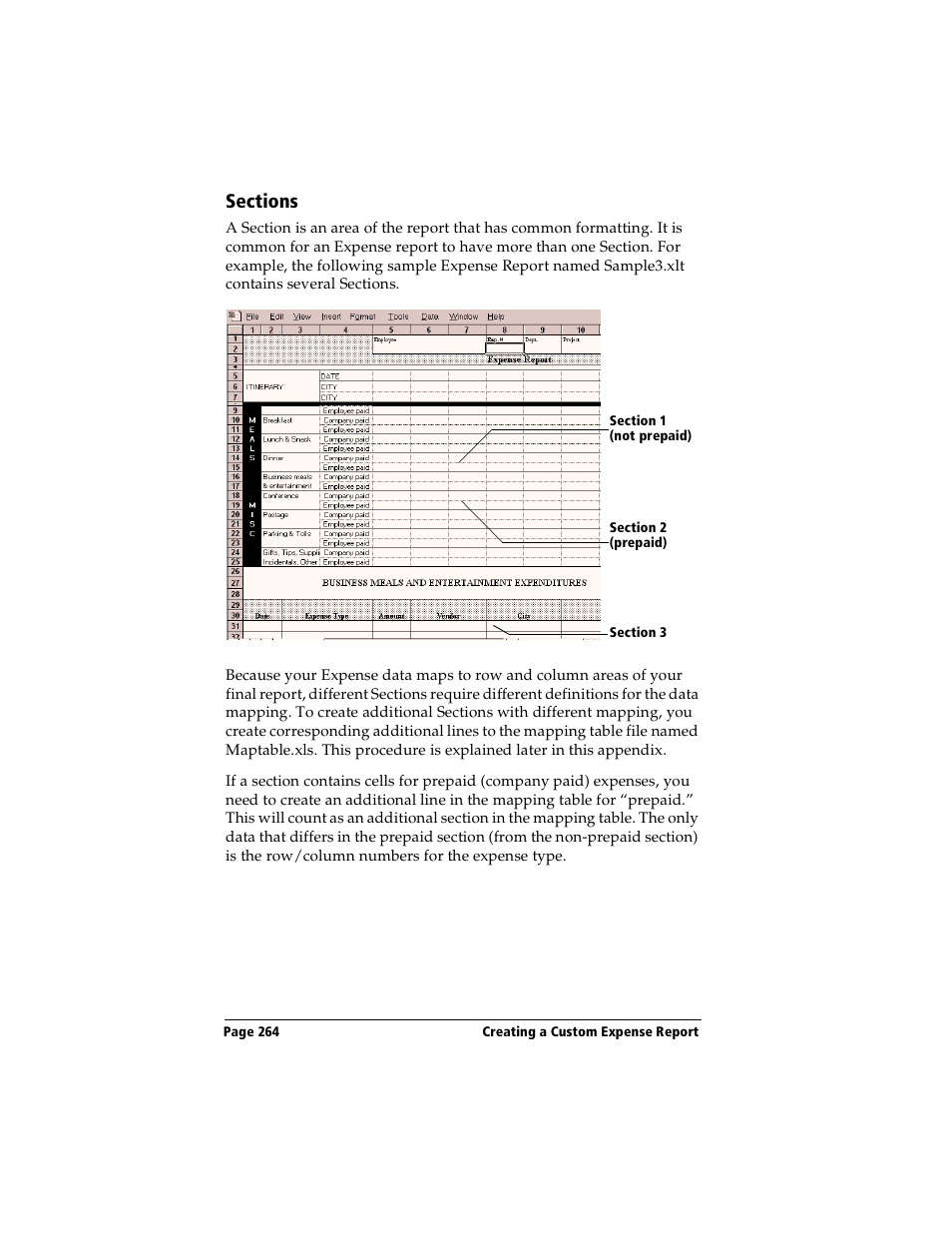 Sections | Handspring Visor User Manual | Page 264 / 287