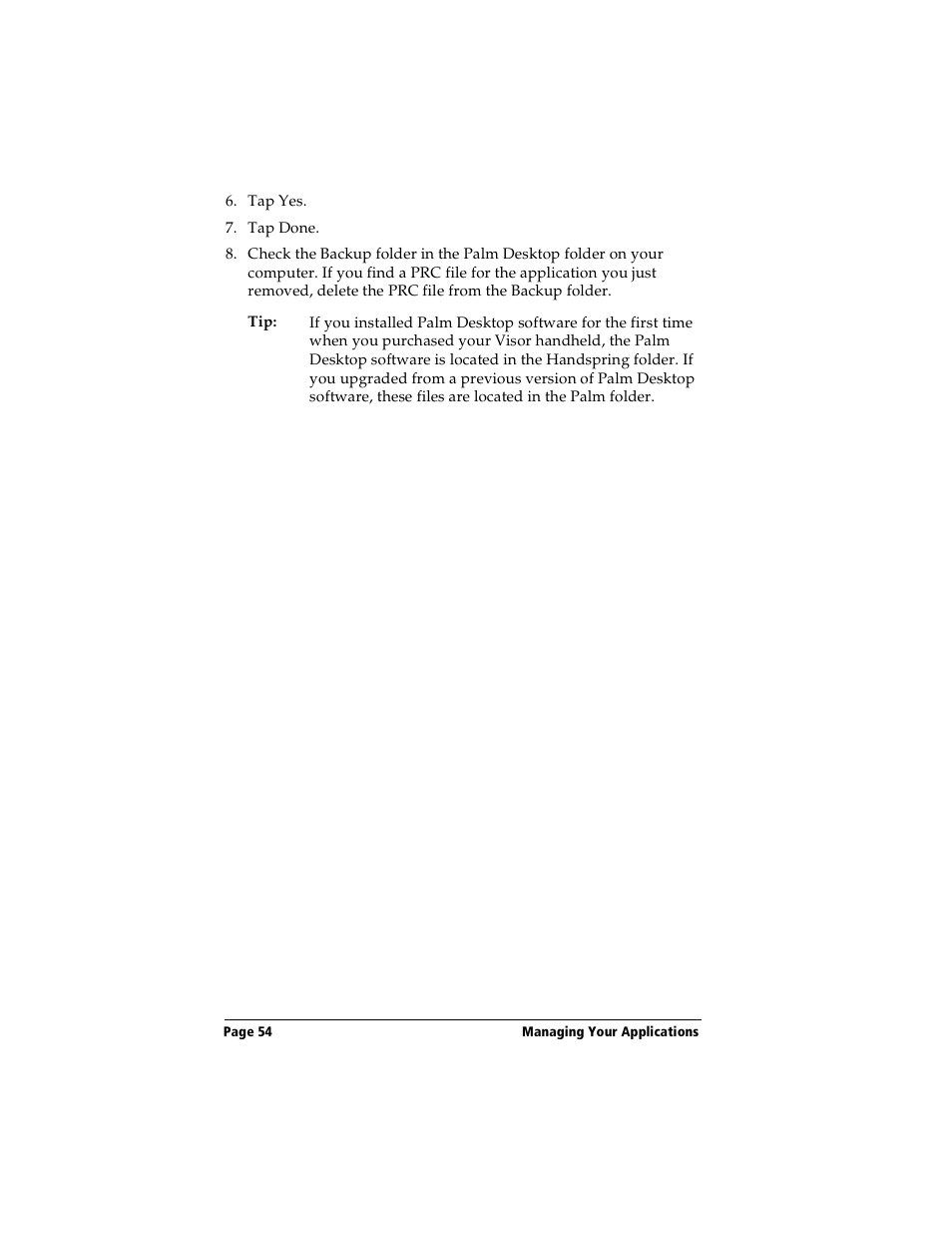 Handspring Visor User Manual | Page 54 / 287