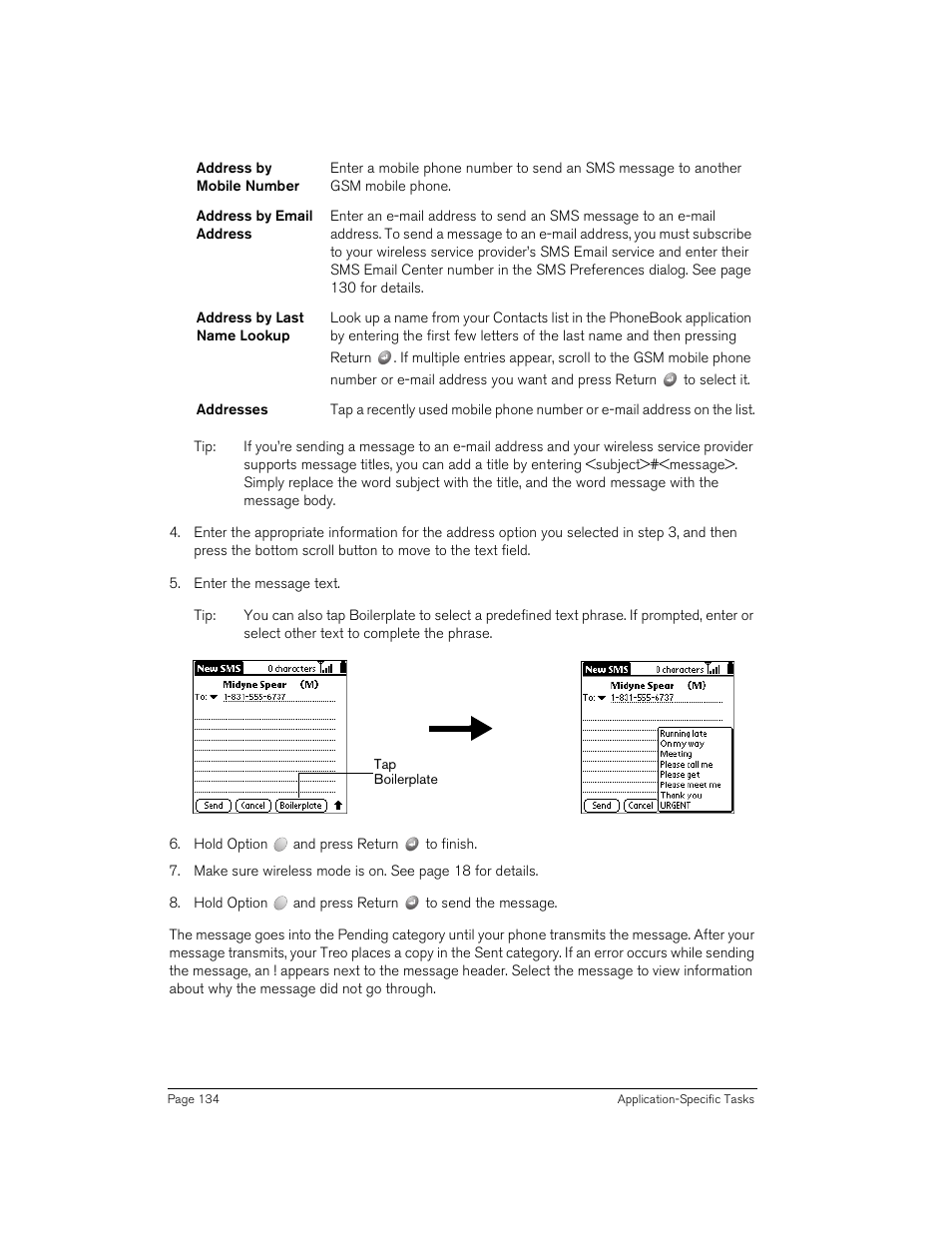 Handspring Treo 270 User Manual | Page 134 / 235