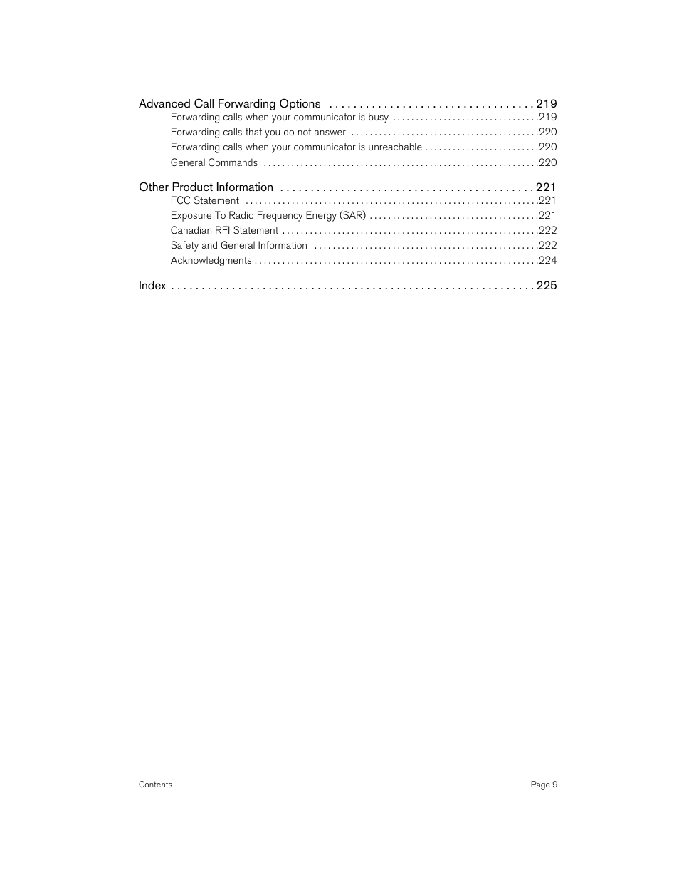 Handspring Treo 270 User Manual | Page 9 / 235