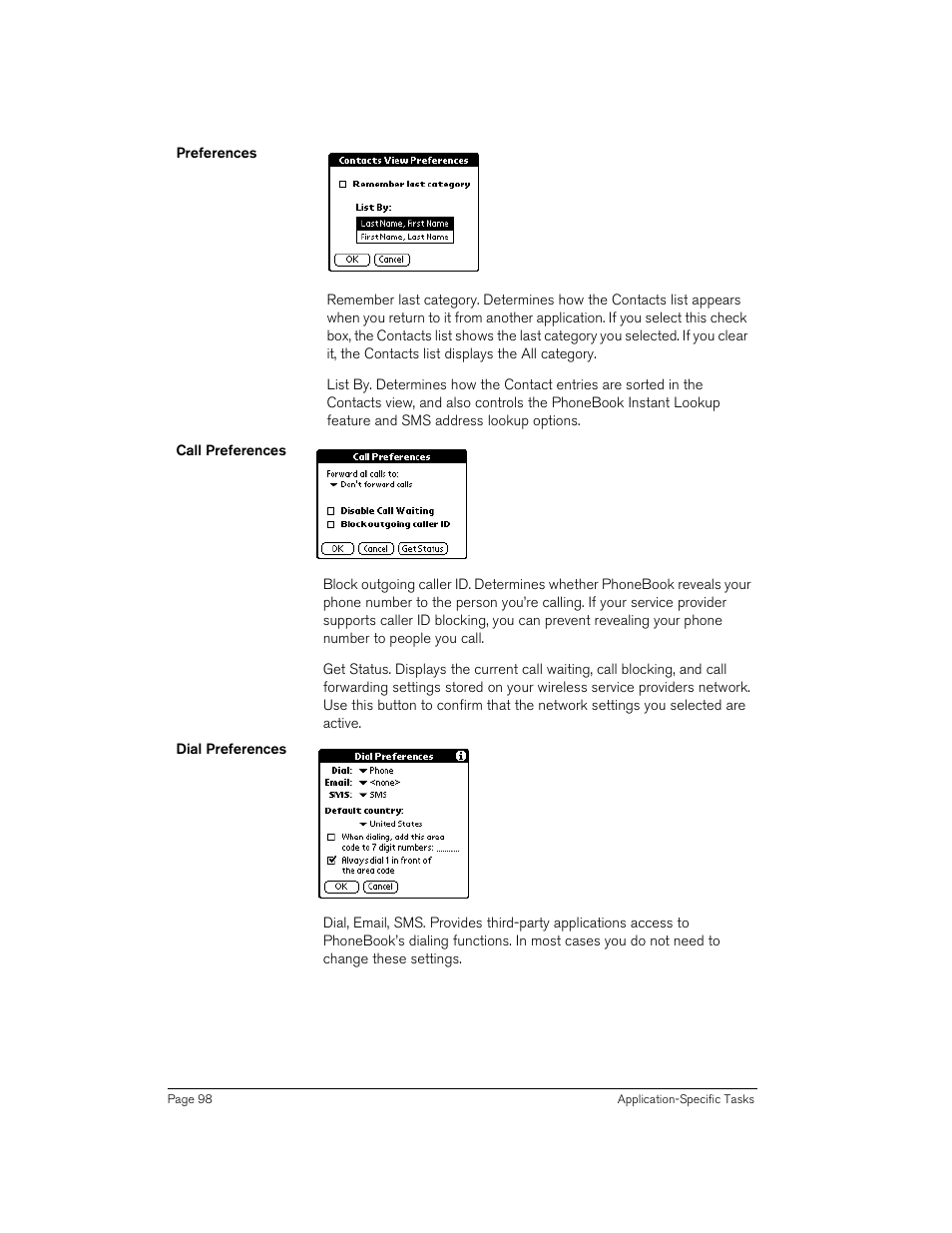 Handspring Treo 270 User Manual | Page 98 / 235