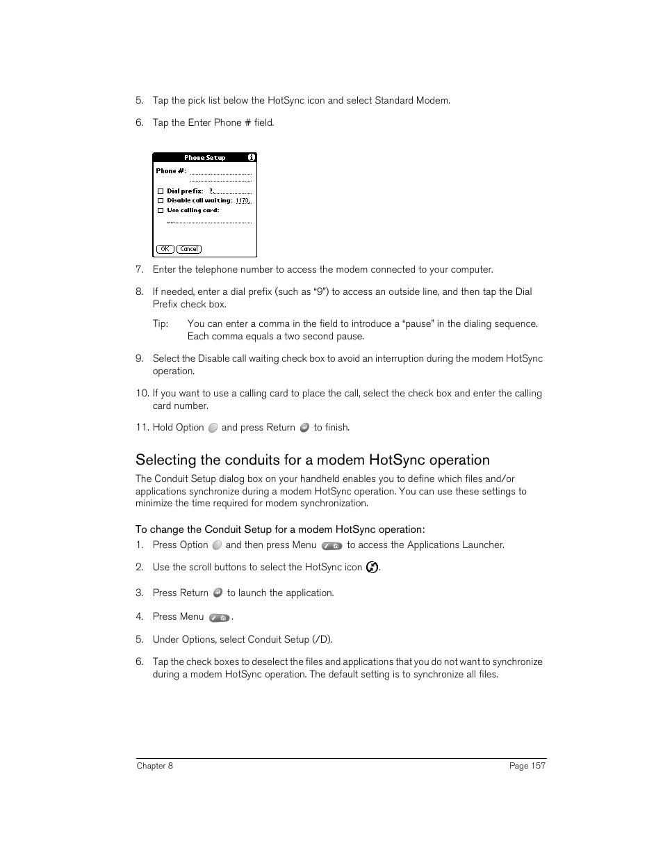 Handspring 90 User Manual | Page 157 / 232