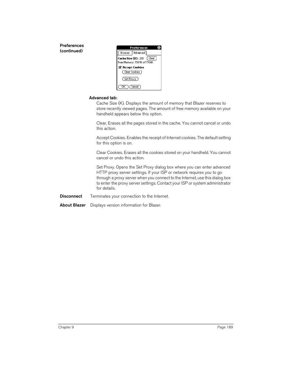 Handspring 90 User Manual | Page 189 / 232