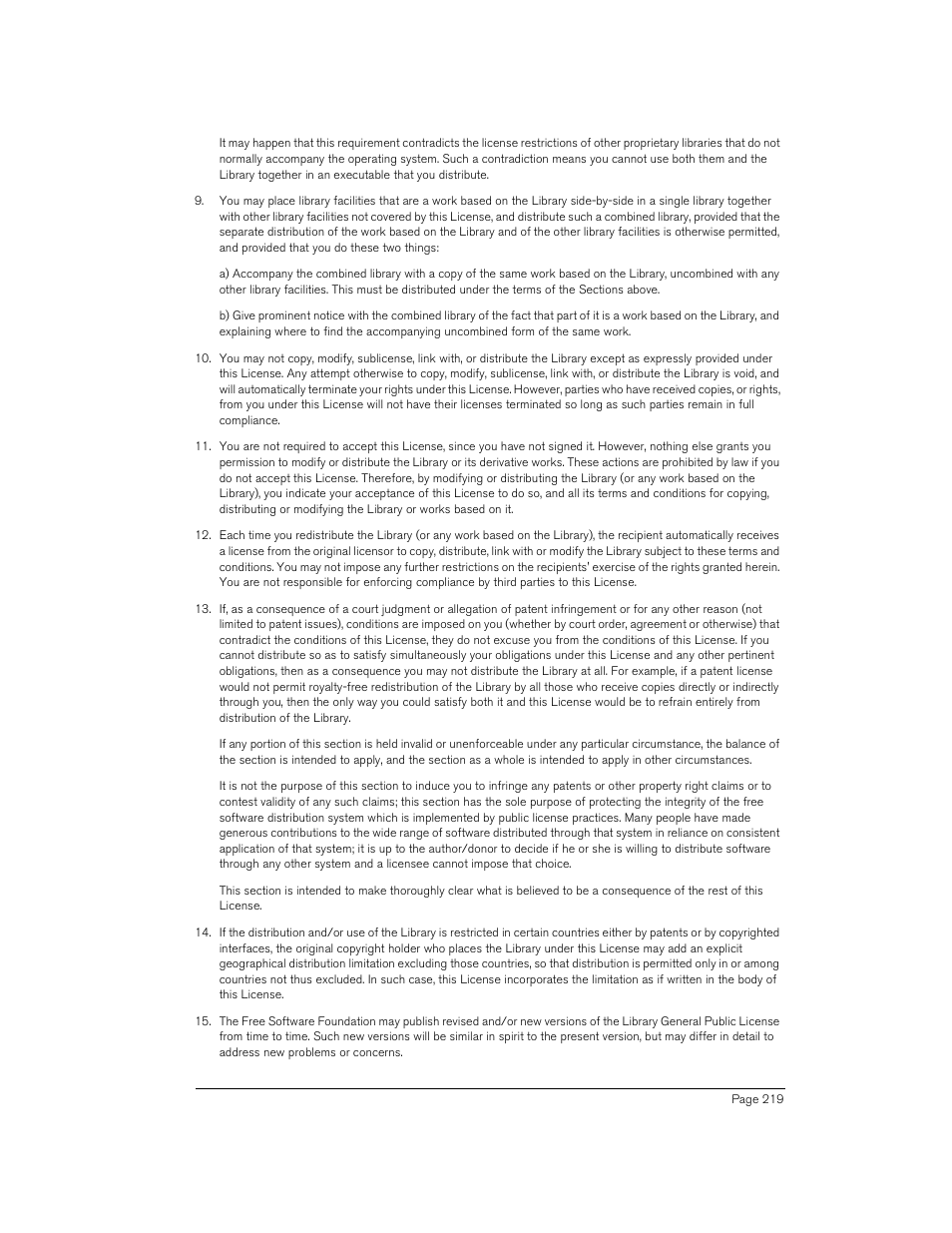 Handspring 90 User Manual | Page 219 / 232