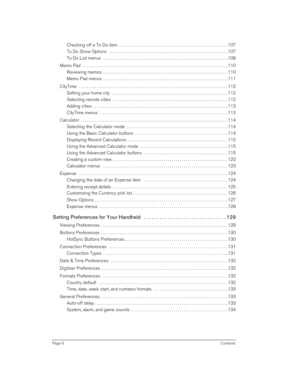 Handspring 90 User Manual | Page 6 / 232