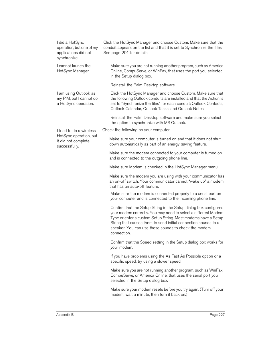 Handspring 270 User Manual | Page 227 / 257