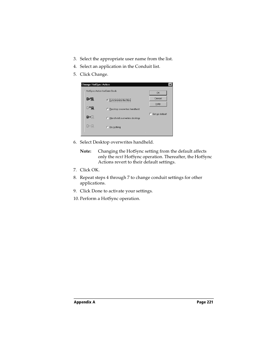 Handspring Visor Deluxe Handheld User Manual | Page 229 / 282