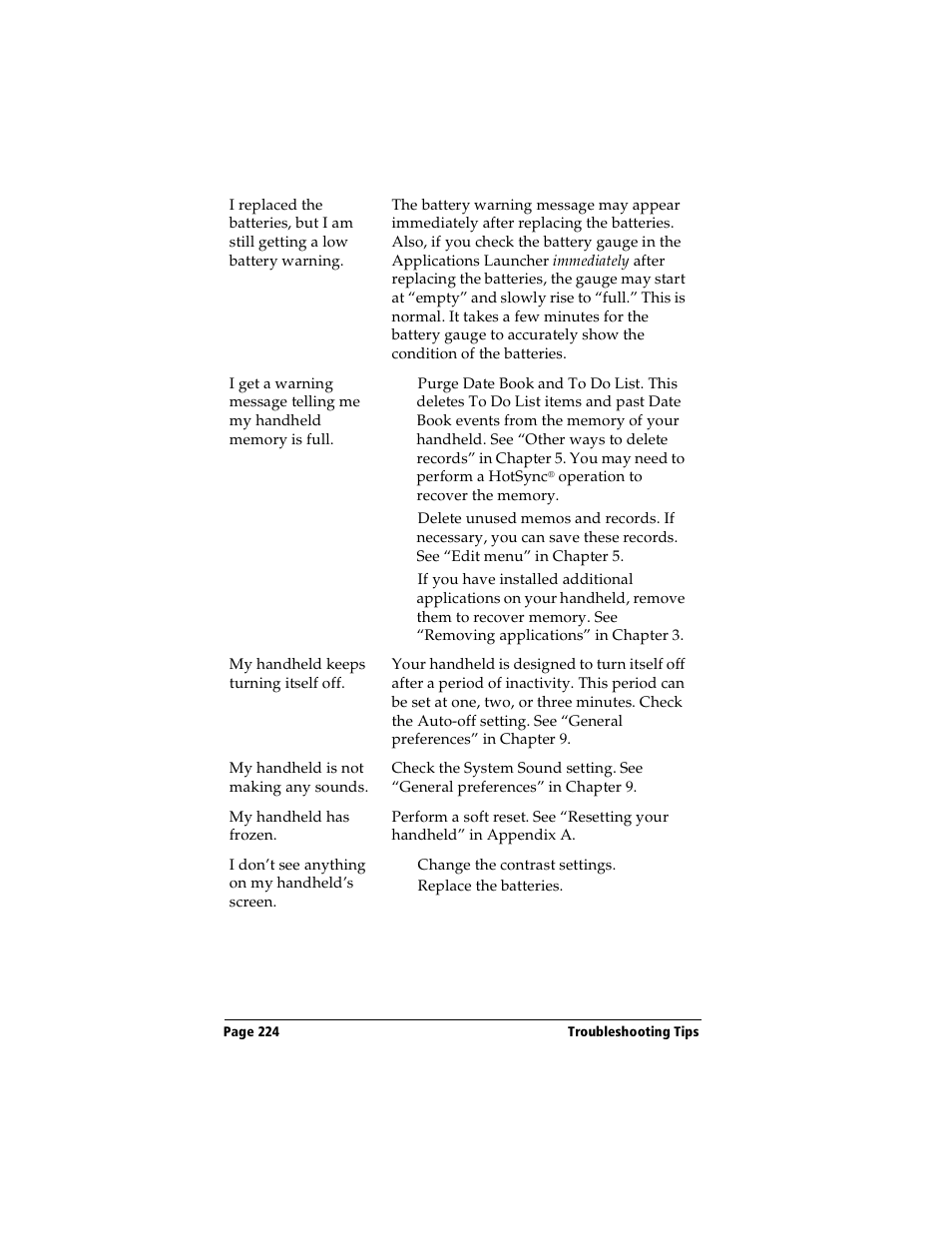 Handspring Visor Deluxe Handheld User Manual | Page 232 / 282