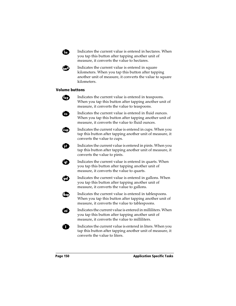 Volume buttons | Handspring Visor User Manual | Page 150 / 263