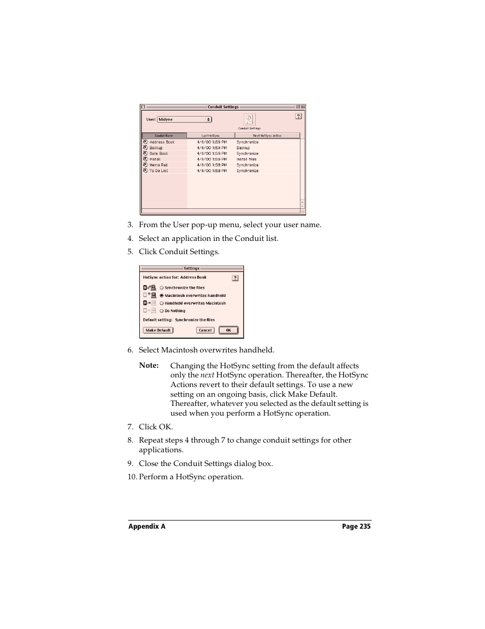 Handspring Visor User Manual | Page 235 / 263