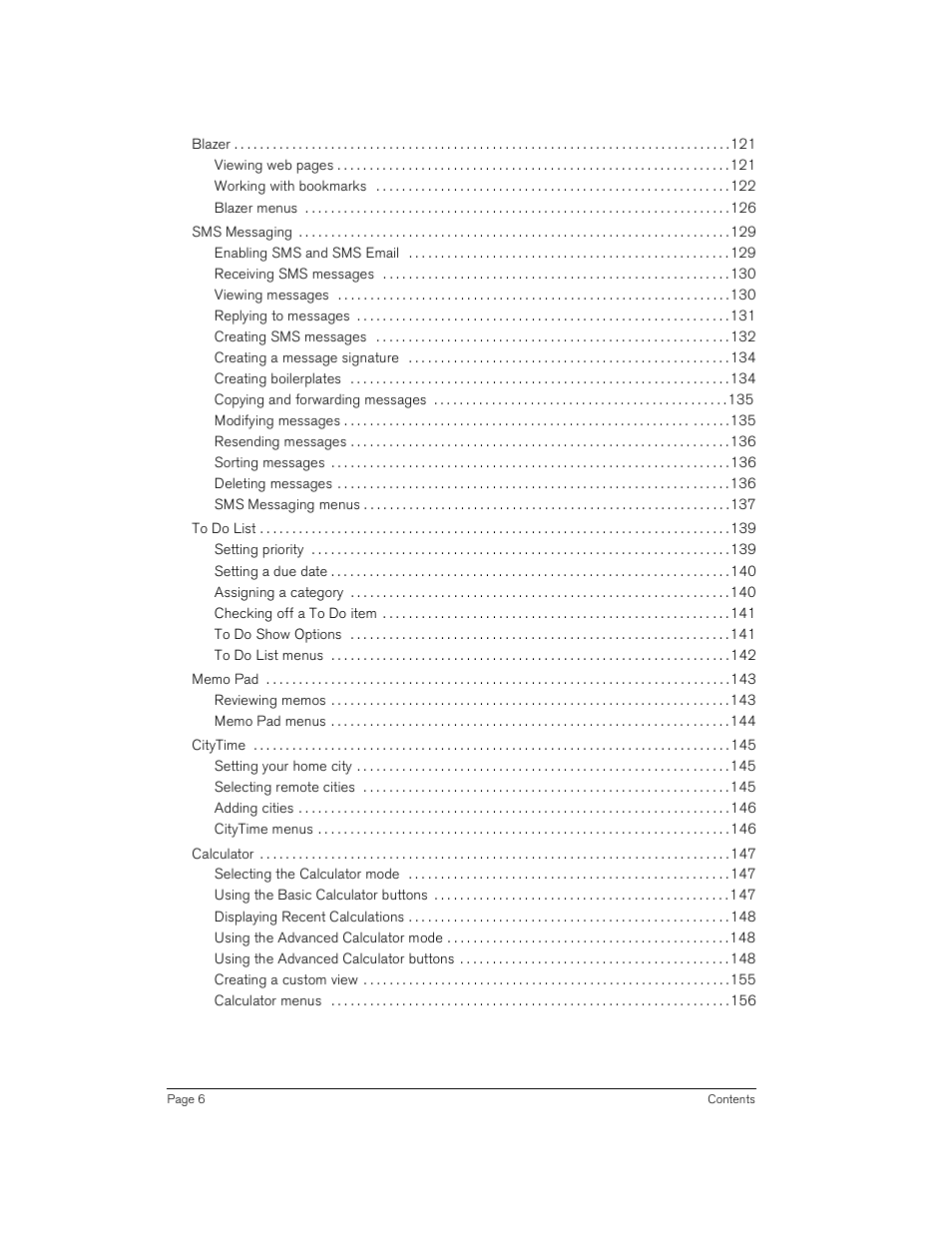 Handspring Treo 180 User Manual | Page 6 / 235