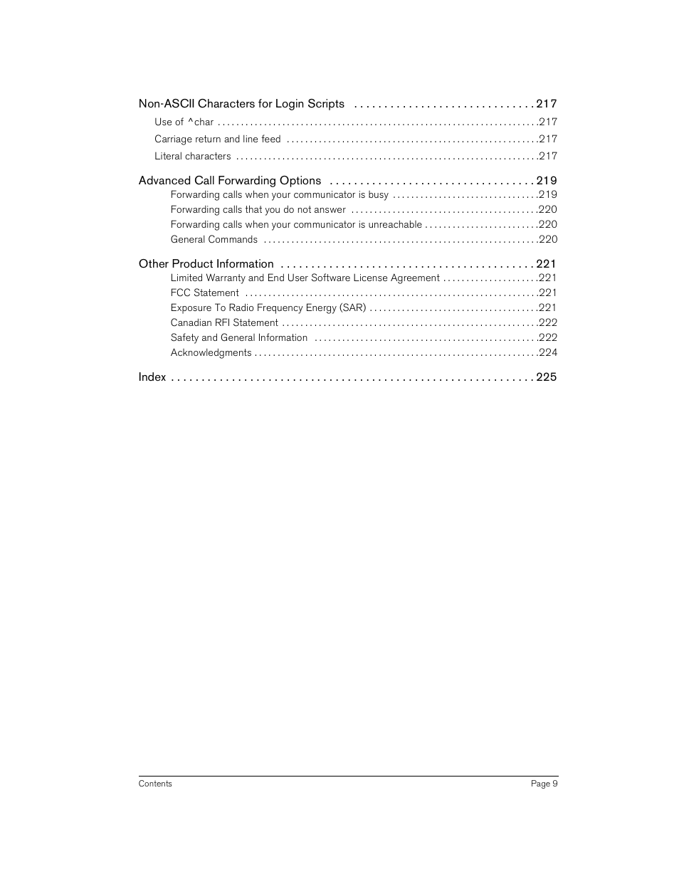 Handspring Treo 180 User Manual | Page 9 / 235