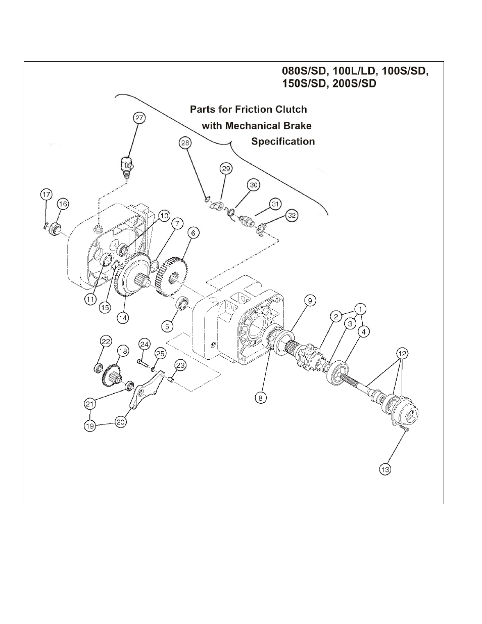 2 gearing parts | Harrington Hoists NER2 User Manual | Page 26 / 60