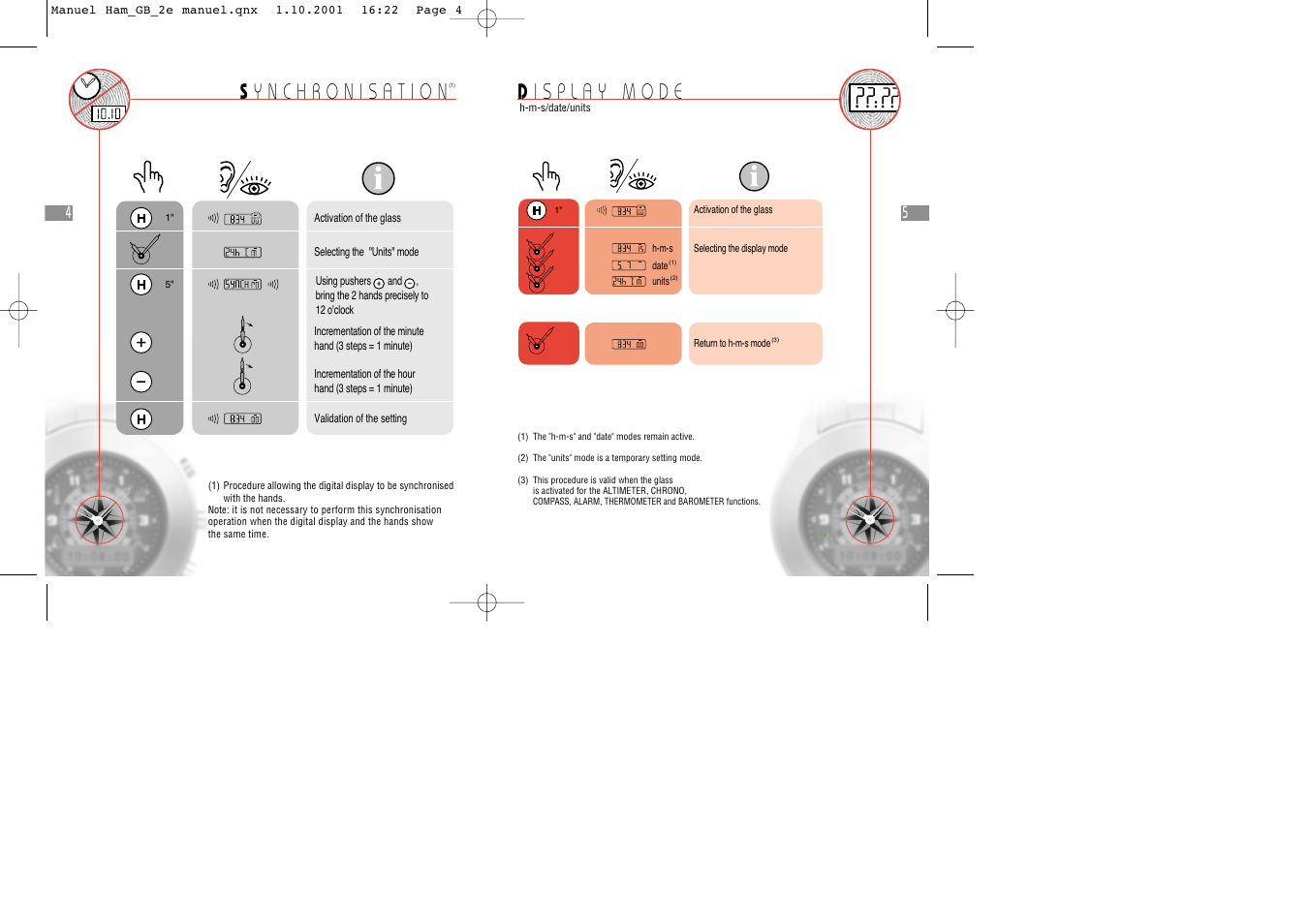 Hamilton Watch Multi Touch Watch User Manual | Page 3 / 12