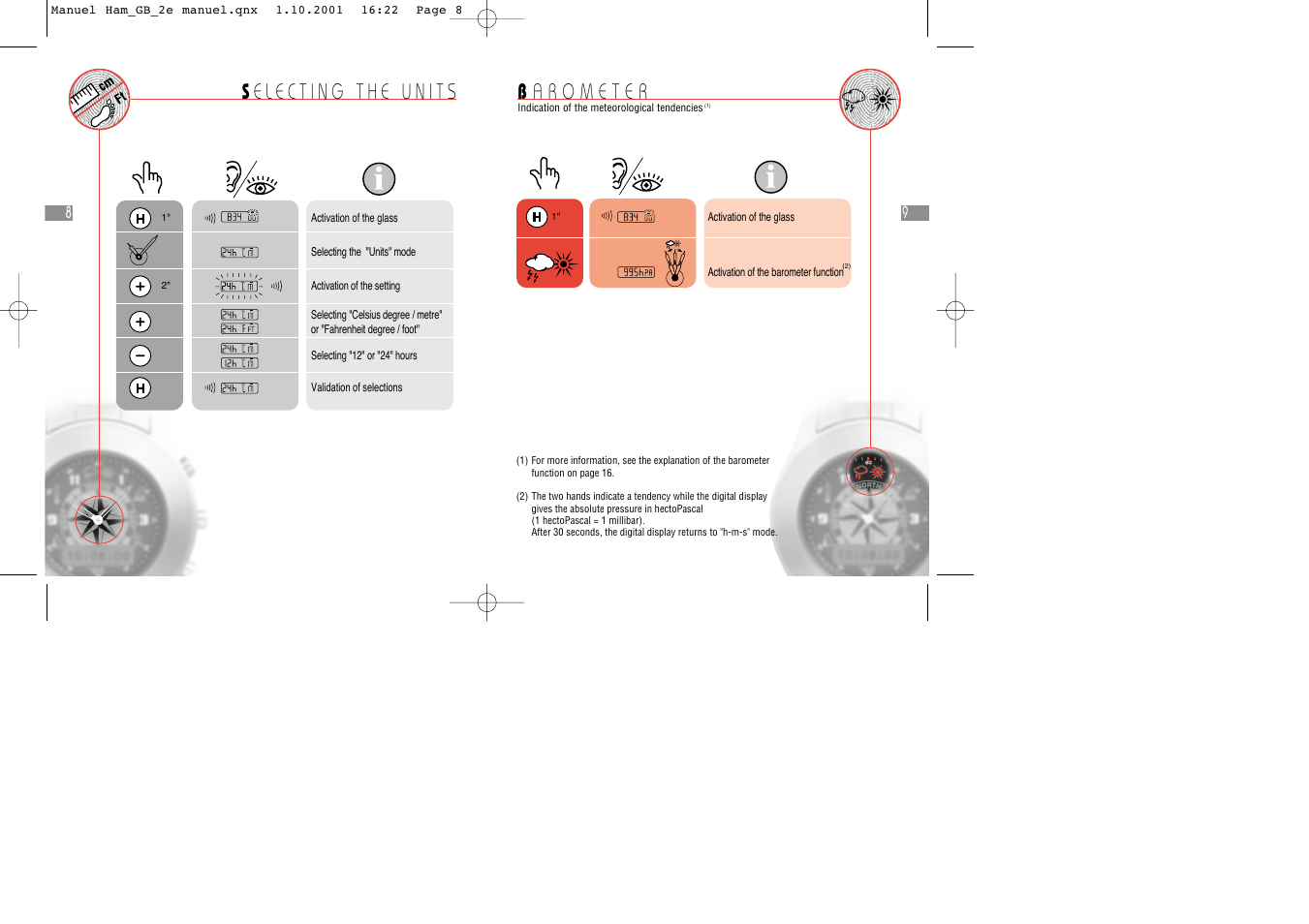 Hamilton Watch Multi Touch Watch User Manual | Page 5 / 12