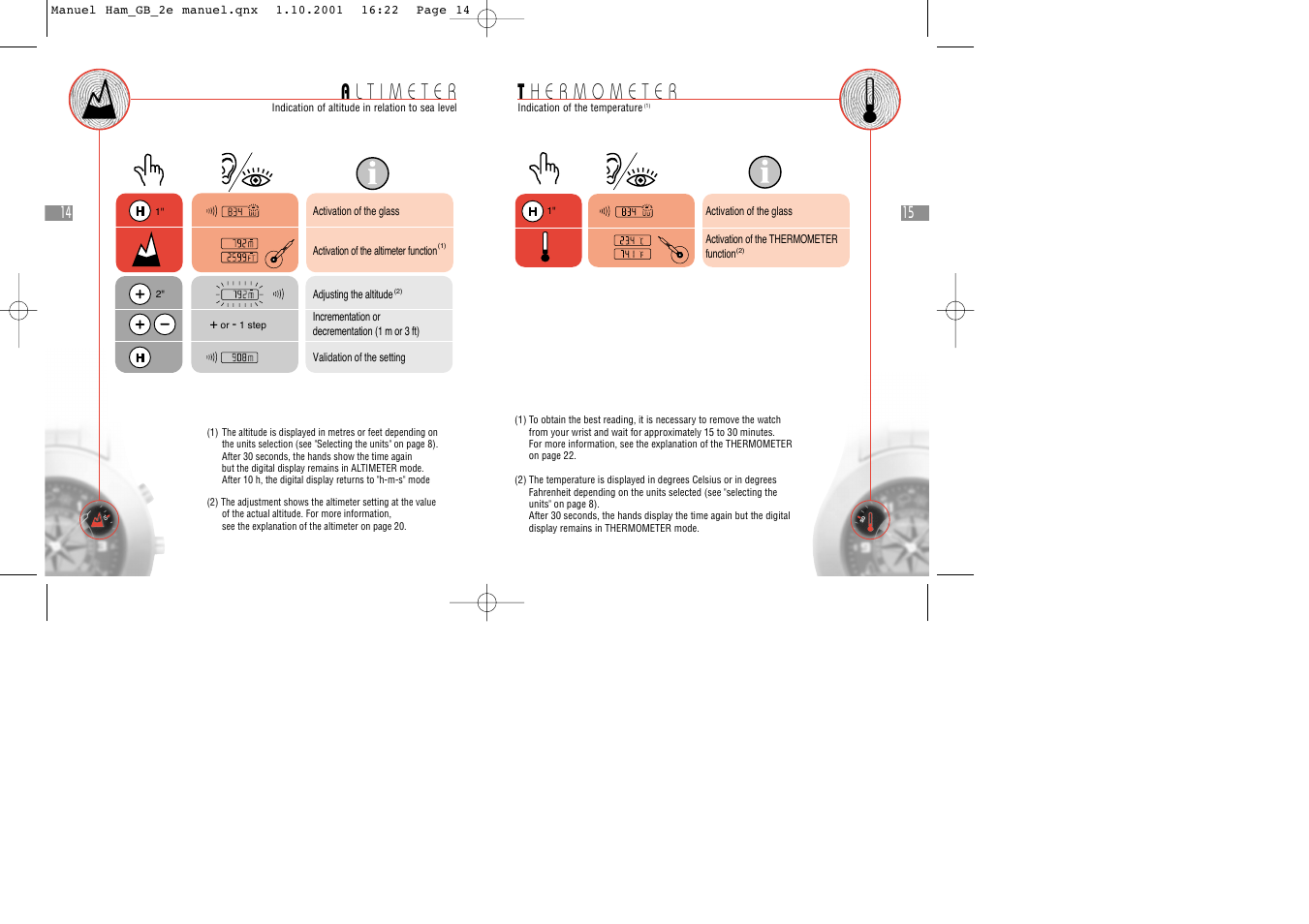 Hamilton Watch Multi Touch Watch User Manual | Page 8 / 12