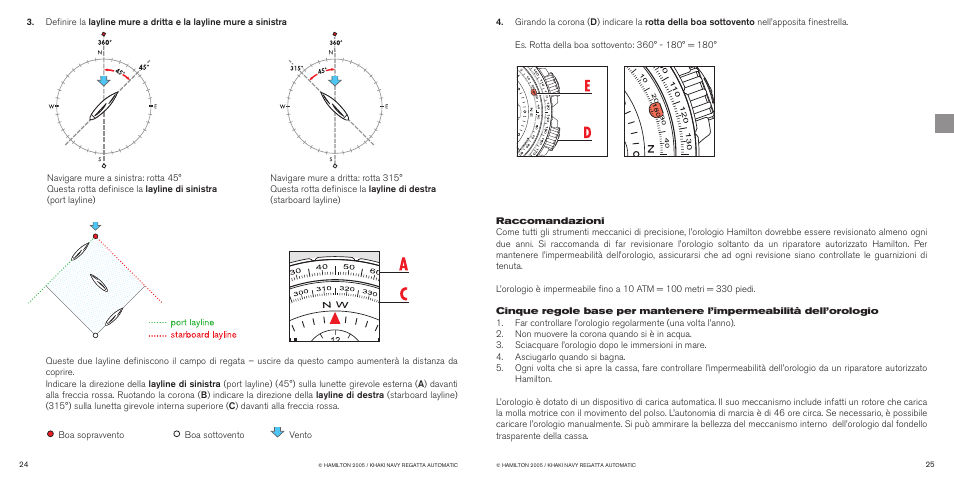 Hamilton Watch Khaki Navy Regatta Automatic User Manual | Page 15 / 47