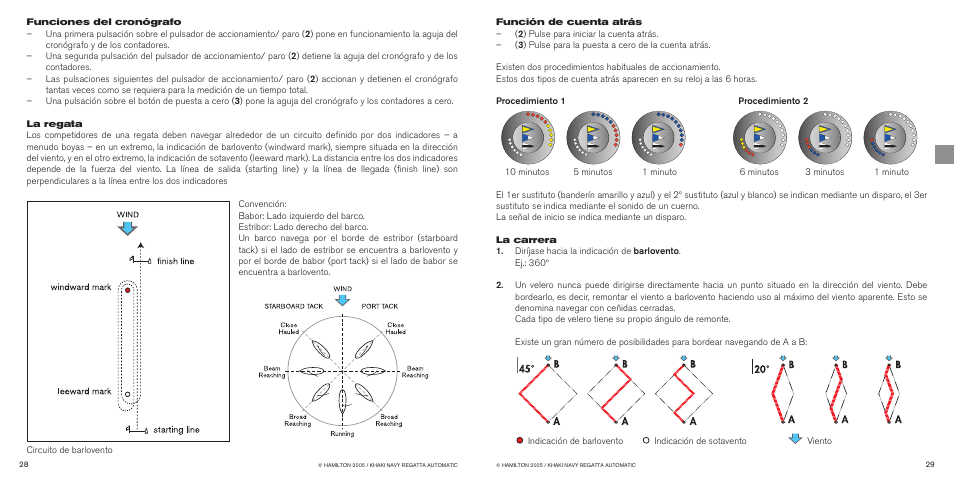 Hamilton Watch Khaki Navy Regatta Automatic User Manual | Page 17 / 47